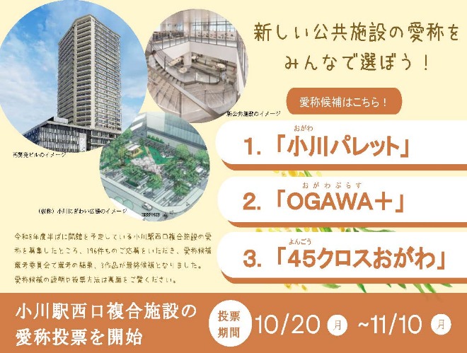 愛称投票チラシ(表)